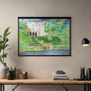St Nicholas Abby Barbados West Indies watercolour Poster