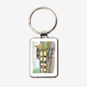 The Artichoke Pub Keyring Watercolour Print